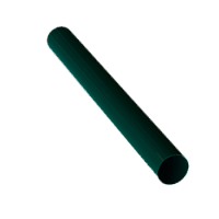 Труба водосточная, алюминий, d-100 мм, L-3 м, зеленый, LINKOR