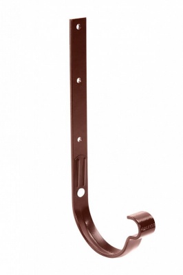 Детальное фото метал. кронштейн длинный усиленный stal, 152(130)/90 мм, цвет темно-коричневый, galeco